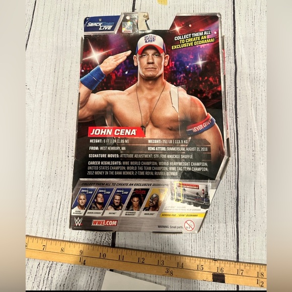 JOHN CENA WWE FIGURE SERIES 50
NEW IN BOX
HARD TO FIND - Picture 3 of 4